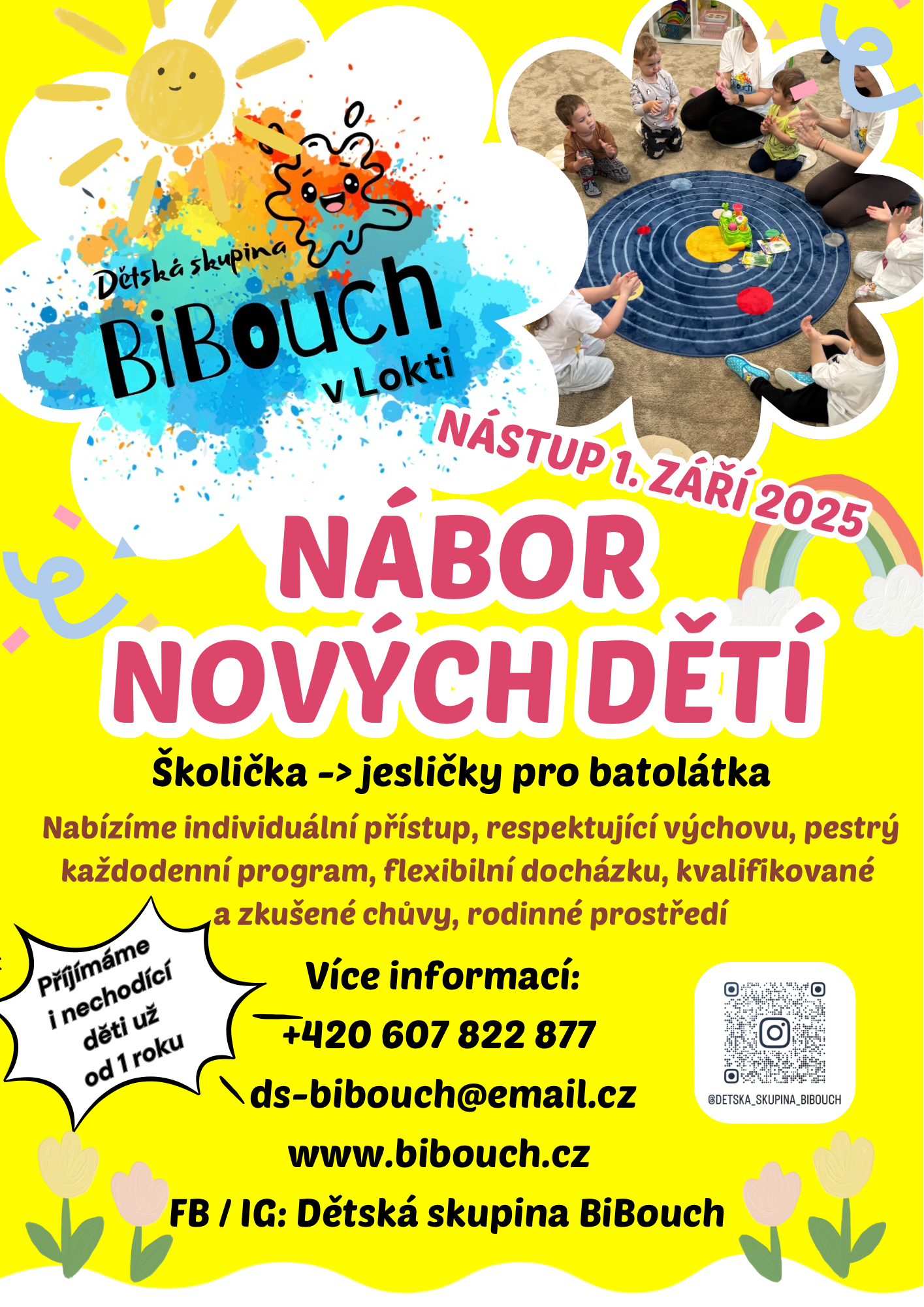 NÁBOR NOVÝCH BIBOUŠÁTEK PRO ROK 2025/2026