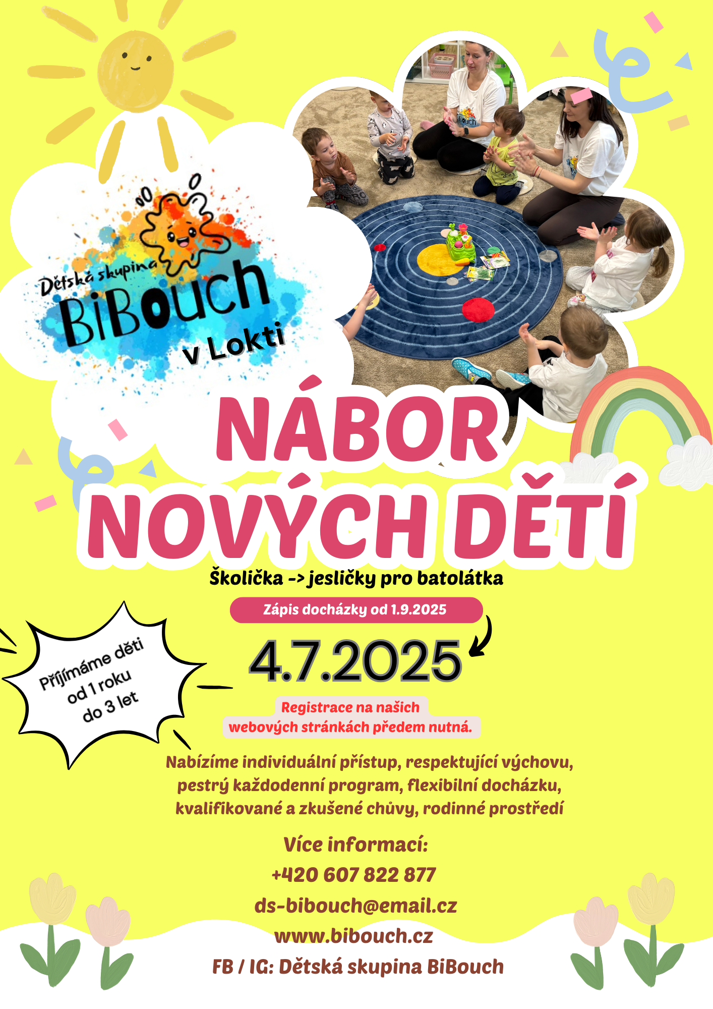 NÁBOR NOVÝCH BIBOUŠÁTEK 2025